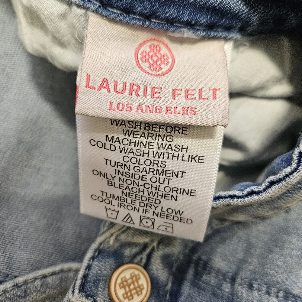 Laurie Felt Los Angeles Daisy Denim Girlfriend Jeans Plus Size 20W